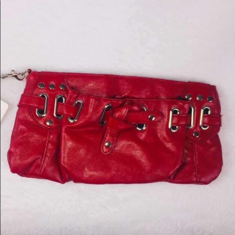 NWT Red Fashion Express Clutch